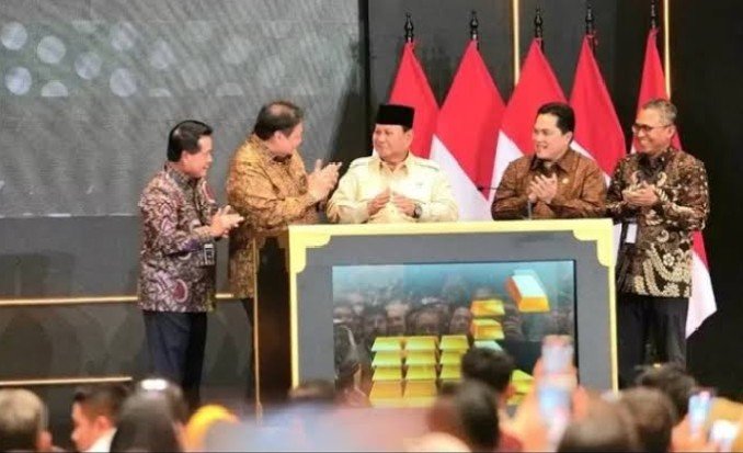 Prabowo: Indonesia harus Berbangga Memiliki Cadangan Emas terbesar ke 6 Didunia