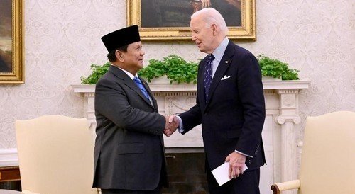 Presiden Prabowo Subianto Bertemu Joe Biden di Gedung Putih