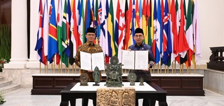 Warisan Budaya Indonesia Kembali ke Tanah Air, Diserahterimakan Oleh kedua Menteri