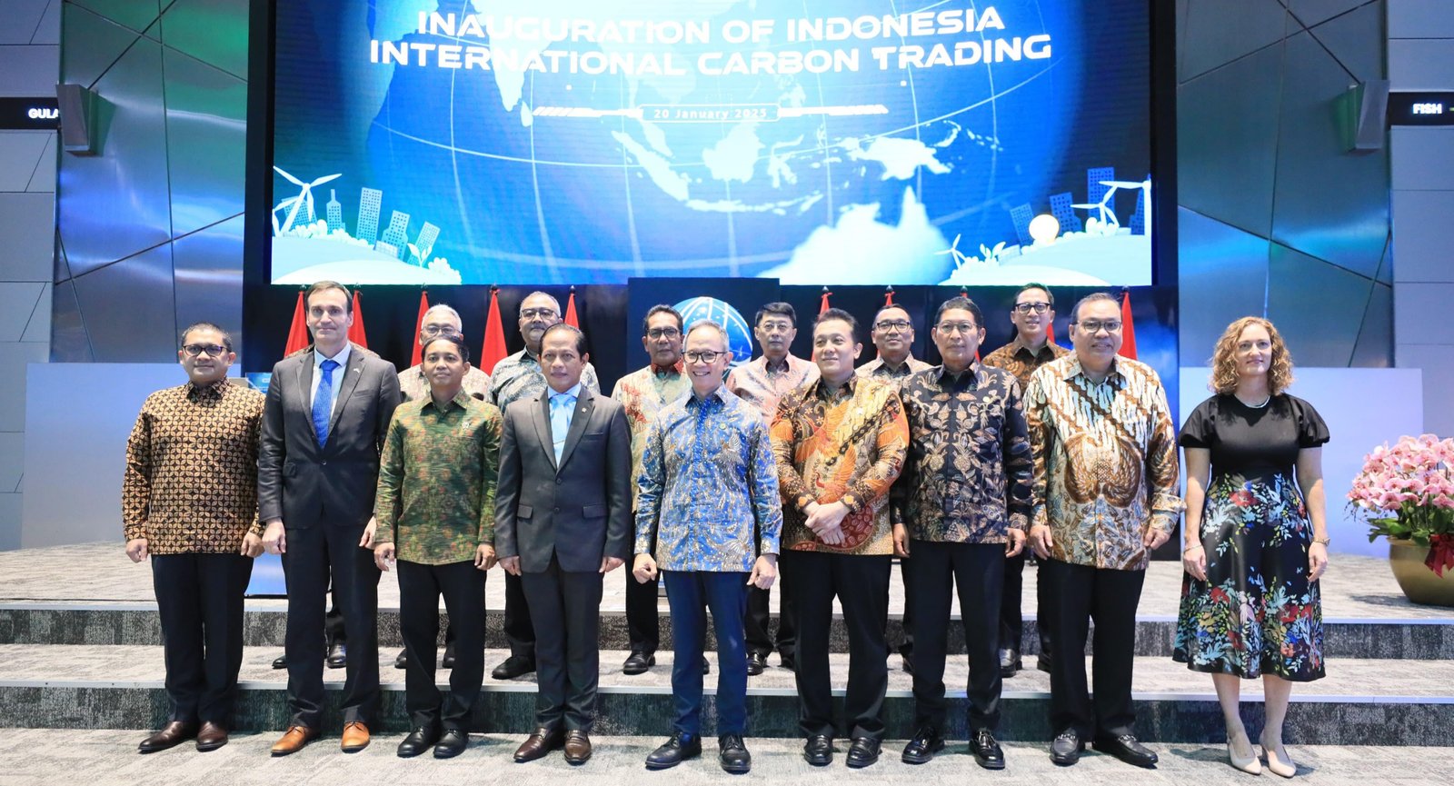 Peresmian Perdagangan Karbon Internasional